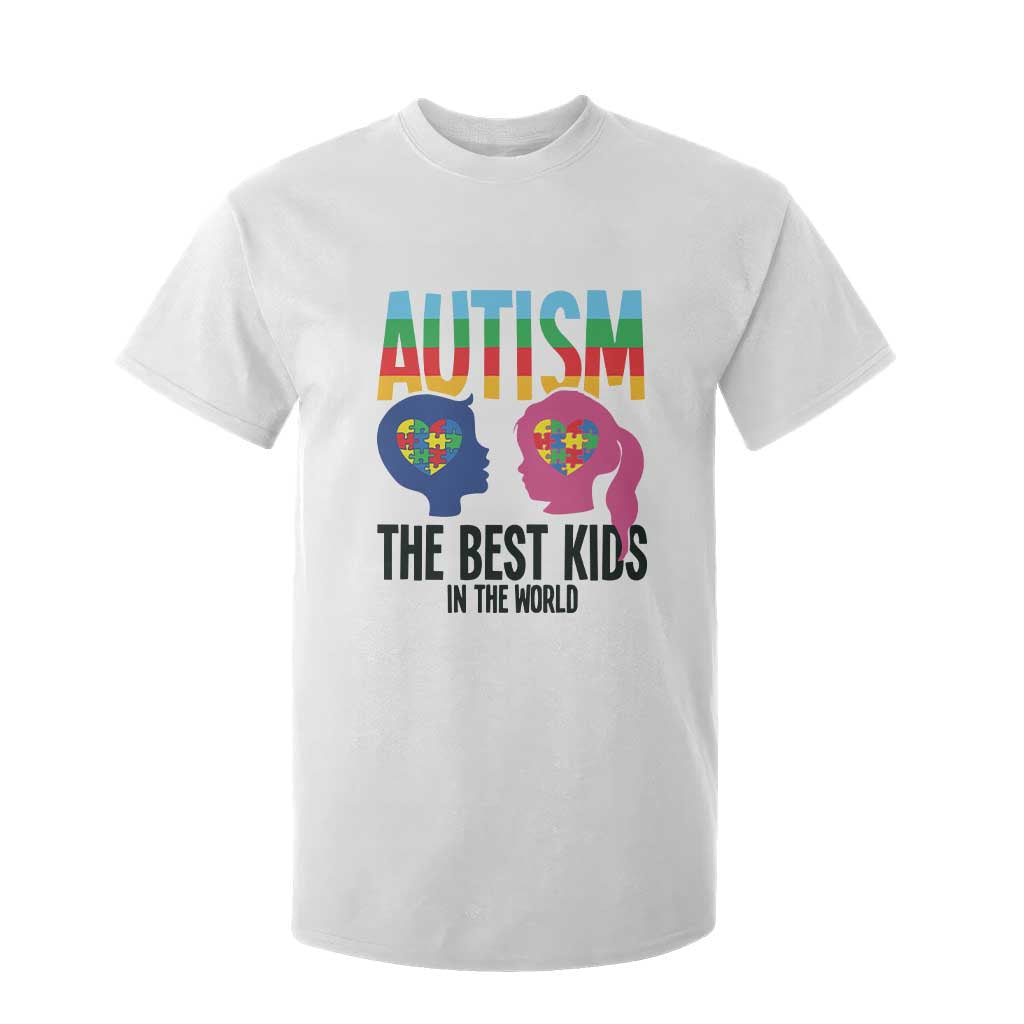 Proud Autism T Shirt For Kid The Best Kids In The World TS01 White Printyourwear