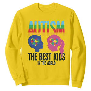 Proud Autism Sweatshirt The Best Kids In The World TS01 Daisy Printyourwear