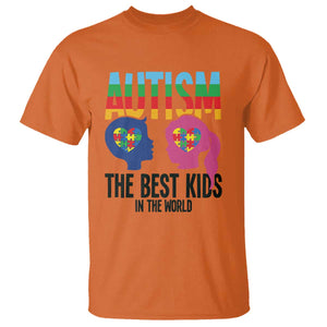 Proud Autism T Shirt The Best Kids In The World TS01 Orange Printyourwear