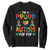 Autism Grandpa Sweatshirt I'm A Proud Autism Pop Pop TS01 Black Printyourwear