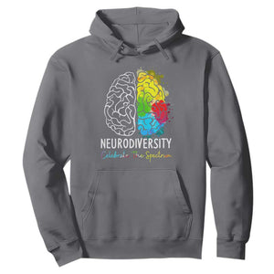 Proud Autism Hoodie Neurodiversity Celebrate The Spectrum TS01 Charcoal Printyourwear