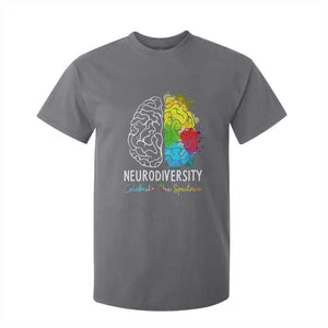 Proud Autism T Shirt For Kid Neurodiversity Celebrate The Spectrum TS01 Charcoal Printyourwear