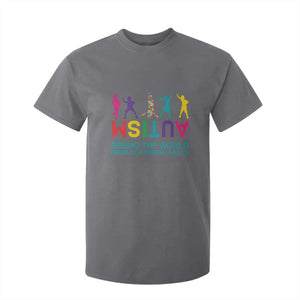 Proud Autism T Shirt For Kid Seeing The World From A Different Angle TS01 Charcoal Printyourwear
