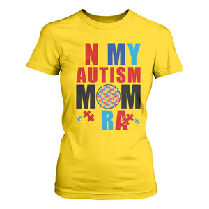In My Autism Mom Era T Shirt For Women Love Support Puzzle Piece TS01 Daisy Printyourwear