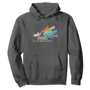 Cat Autism Hoodie Seeing The World Form A Different Angle TS01 Dark Heather Printyourwear