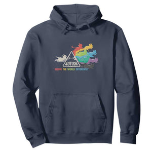 Cat Autism Hoodie Seeing The World Form A Different Angle TS01 Navy Printyourwear