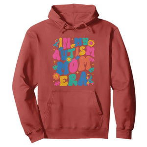 Autism Mama Hoodie In My Autism Mom Era TS01 Red Printyourwear