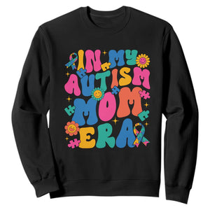 Autism Mama Sweatshirt In My Autism Mom Era TS01 Black Printyourwear