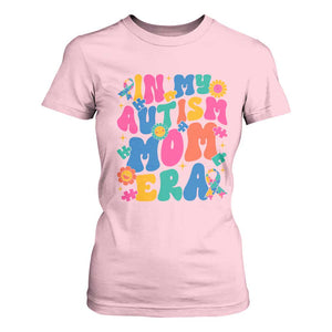 Autism Mama T Shirt For Women In My Autism Mom Era TS01 Light Pink Printyourwear
