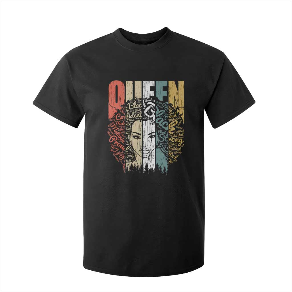 Black History Education T Shirt For Kid For Women Educated Strong Black Queen TS01 Black Print Your Wear