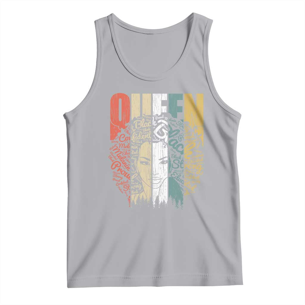 Black History Education Tank Top For Women Educated Strong Black Queen TS01 Athletic Heather Print Your Wear