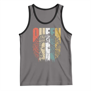 Black History Education Tank Top For Women Educated Strong Black Queen TS01 Deep Heather Black Print Your Wear