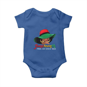 Juneteenth 1865 Baby Onesie Celebrating Black Freedom Day TS01 Royal Blue Print Your Wear