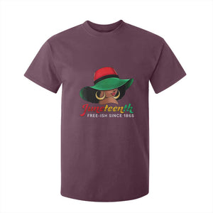 Juneteenth 1865 T Shirt For Kid Celebrating Black Freedom Day TS01 Maroon Print Your Wear