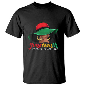 Juneteenth for Women T Shirt Celebrating Black Freedom Day 1865 TS01 Black Printyourwear