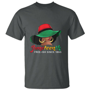 Juneteenth for Women T Shirt Celebrating Black Freedom Day 1865 TS01 Dark Heather Printyourwear