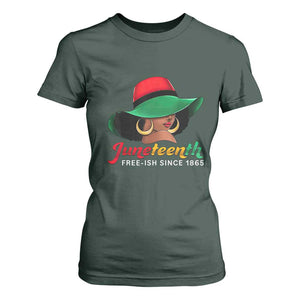 Juneteenth 1865 T Shirt For Women Celebrating Black Freedom Day TS01 Dark Forest Green Print Your Wear