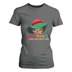 Juneteenth 1865 T Shirt For Women Celebrating Black Freedom Day TS01 Dark Heather Print Your Wear
