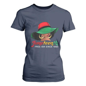 Juneteenth 1865 T Shirt For Women Celebrating Black Freedom Day TS01 Navy Print Your Wear