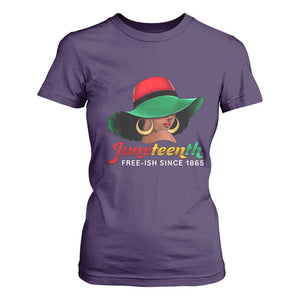 Juneteenth 1865 T Shirt For Women Celebrating Black Freedom Day TS01 Purple Print Your Wear