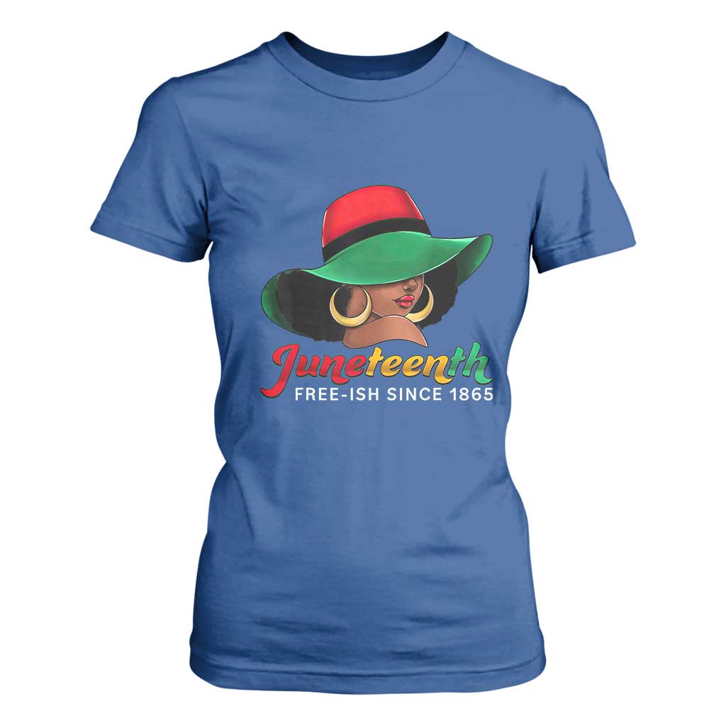 Juneteenth 1865 T Shirt For Women Celebrating Black Freedom Day TS01 Royal Blue Print Your Wear