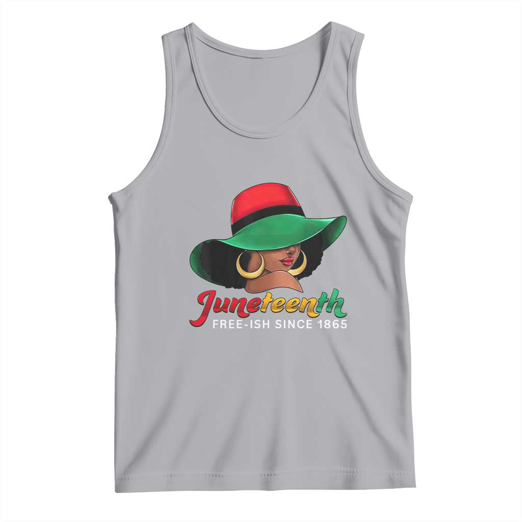 Juneteenth 1865 Tank Top Celebrating Black Freedom Day TS01 Athletic Heather Print Your Wear