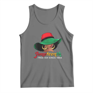 Juneteenth 1865 Tank Top Celebrating Black Freedom Day TS01 Black Heather Print Your Wear