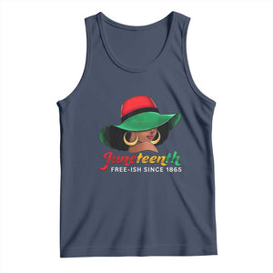 Juneteenth 1865 Tank Top Celebrating Black Freedom Day TS01 Navy Print Your Wear