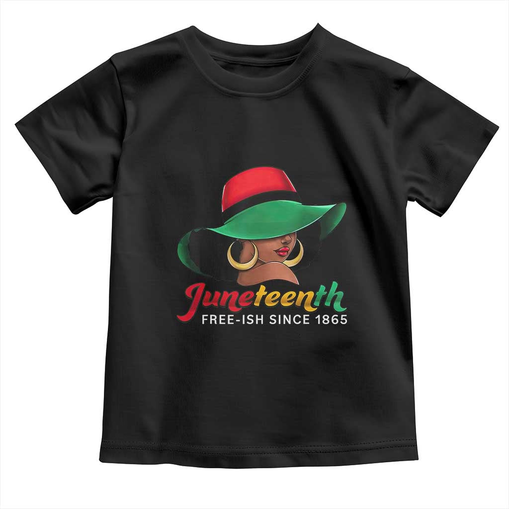 Juneteenth 1865 Toddler T Shirt Celebrating Black Freedom Day TS01 Black Print Your Wear