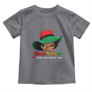 Juneteenth 1865 Toddler T Shirt Celebrating Black Freedom Day TS01 Charcoal Print Your Wear