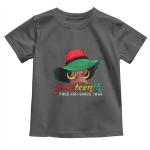 Juneteenth 1865 Toddler T Shirt Celebrating Black Freedom Day TS01 Dark Heather Print Your Wear