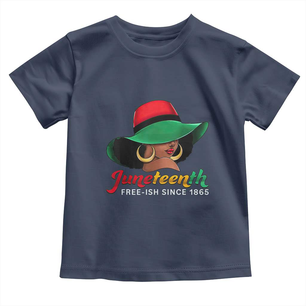Juneteenth 1865 Toddler T Shirt Celebrating Black Freedom Day TS01 Navy Print Your Wear