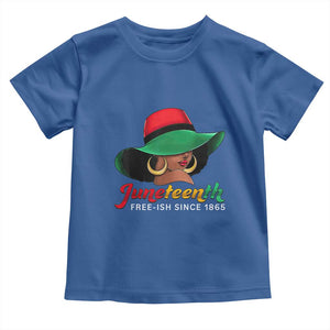 Juneteenth 1865 Toddler T Shirt Celebrating Black Freedom Day TS01 Royal Blue Print Your Wear