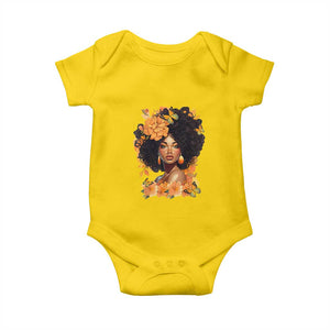 Black Women Unapologetically Dope Juneteenth Black History Baby Onesie TS01 Daisy Print Your Wear