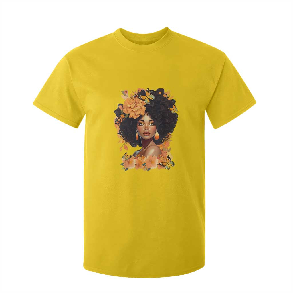 Black Women Unapologetically Dope Juneteenth Black History T Shirt For Kid TS01 Daisy Print Your Wear