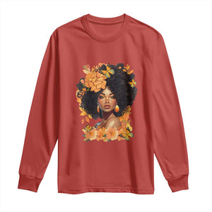 Black Women Unapologetically Dope Juneteenth Black History Long Sleeve Shirt TS01 Red Print Your Wear