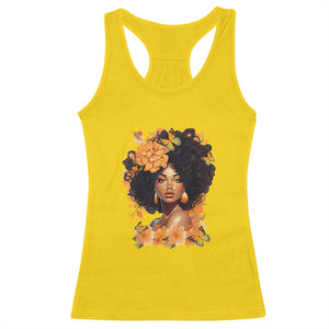 Black Women Unapologetically Dope Juneteenth Black History Racerback Tank Top TS01 Daisy Print Your Wear