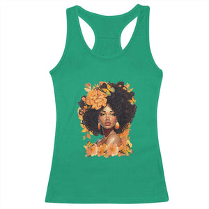 Black Women Unapologetically Dope Juneteenth Black History Racerback Tank Top TS01 Irish Green Print Your Wear