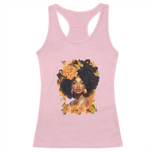 Black Women Unapologetically Dope Juneteenth Black History Racerback Tank Top TS01 Light Pink Print Your Wear