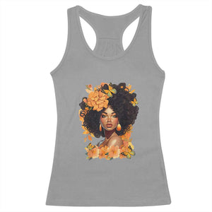 Black Women Unapologetically Dope Juneteenth Black History Racerback Tank Top TS01 Sport Gray Print Your Wear
