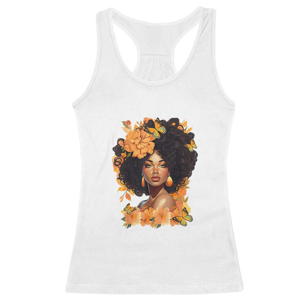 Black Women Unapologetically Dope Juneteenth Black History Racerback Tank Top TS01 White Print Your Wear