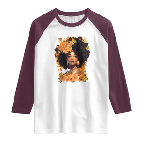 Black Women Unapologetically Dope Juneteenth Black History Raglan Shirt TS01 White Maroon Print Your Wear