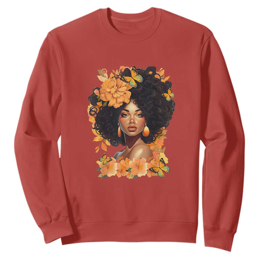 Black Women Unapologetically Dope Juneteenth Black History Sweatshirt TS01 Red Printyourwear