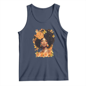 Black Women Unapologetically Dope Juneteenth Black History Tank Top TS01 Navy Print Your Wear