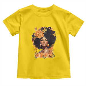 Black Women Unapologetically Dope Juneteenth Black History Toddler T Shirt TS01 Daisy Print Your Wear