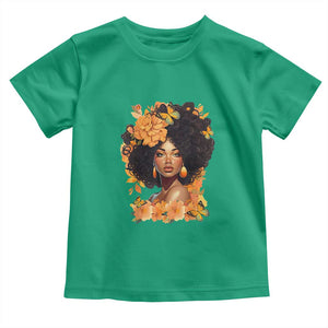 Black Women Unapologetically Dope Juneteenth Black History Toddler T Shirt TS01 Irish Green Print Your Wear