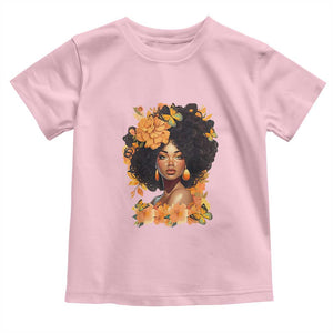 Black Women Unapologetically Dope Juneteenth Black History Toddler T Shirt TS01 Light Pink Print Your Wear