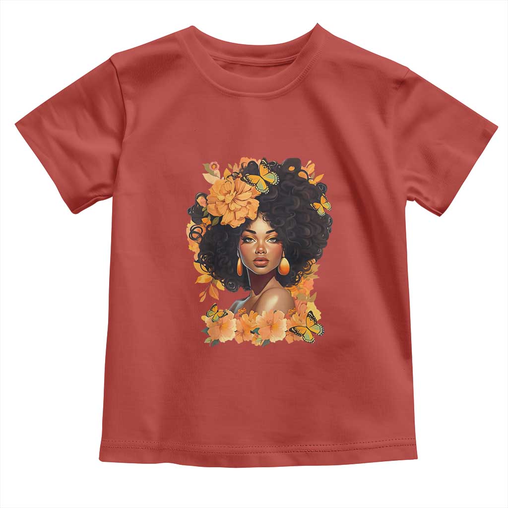 Black Women Unapologetically Dope Juneteenth Black History Toddler T Shirt TS01 Red Print Your Wear