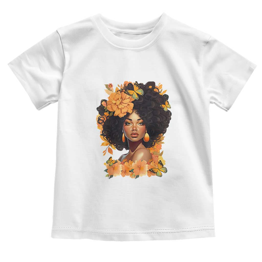 Black Women Unapologetically Dope Juneteenth Black History Toddler T Shirt TS01 White Print Your Wear