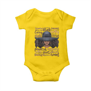 African Black History Baby Onesie African American Ladies Juneteenth TS01 Daisy Print Your Wear